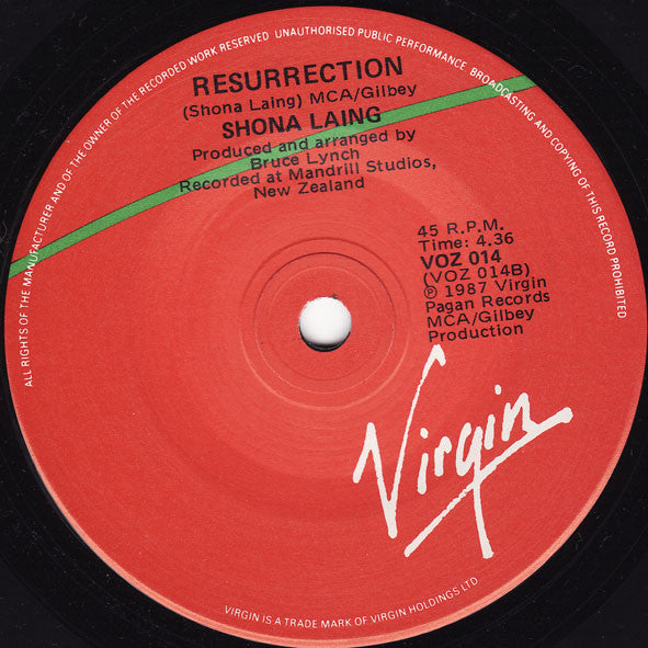 Shona Laing : (Glad I'm) Not A Kennedy (7")