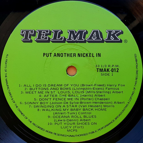 Raymond Arnold : Put Another Nickel In... (LP, Album)