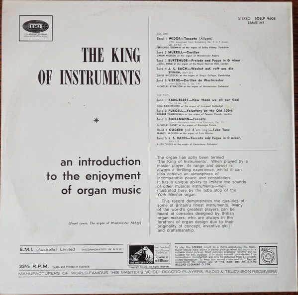 Various : The King Of Instruments (LP, Comp)