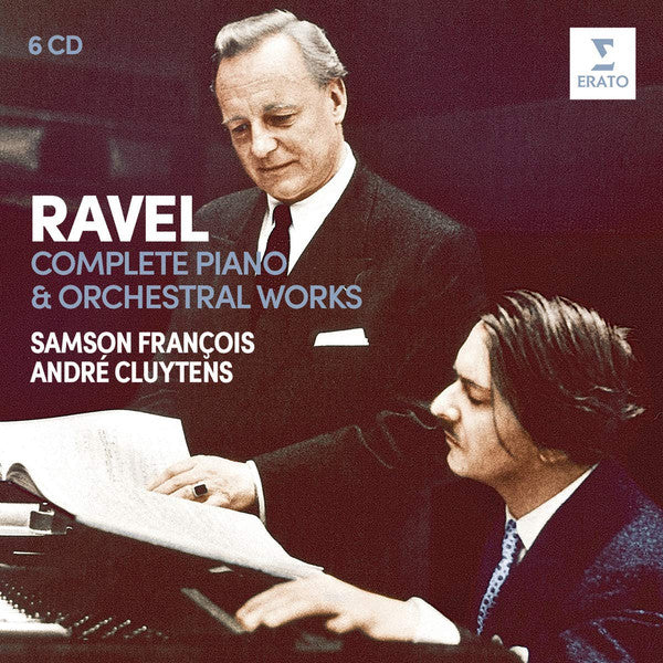 Maurice Ravel, Samson François, André Cluytens : Complete Piano & Orchestral Works (6xCD, Comp, Mono, RE, RM)