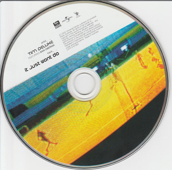 Tim Deluxe Featuring Sam Obernik : It Just Wont Do (CD, Maxi)