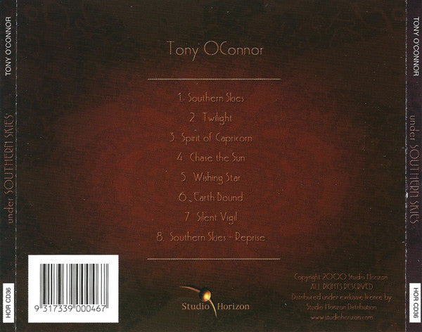 Tony O'Connor (2) : Under Southern Skies (CD, Album)