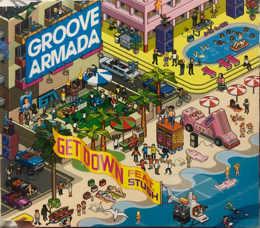 Groove Armada Feat. Stush & Red Rat : Get Down (CD, Single)