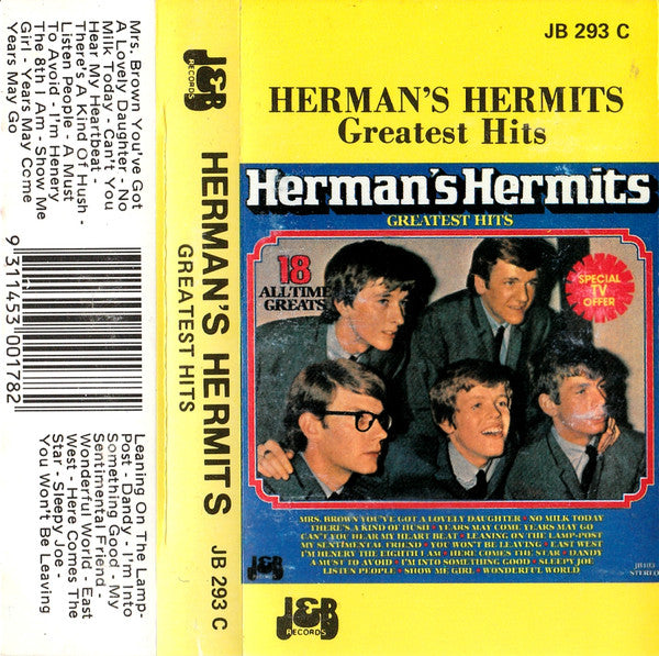 Herman's Hermits : Greatest Hits (Cass, Comp)