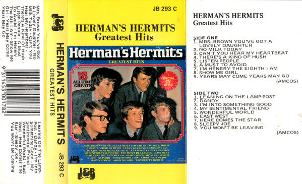 Herman's Hermits : Greatest Hits (Cass, Comp)