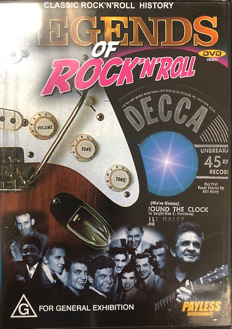 Various : Legends Of Rock'N'Roll (DVD-V, PAL, Bla)