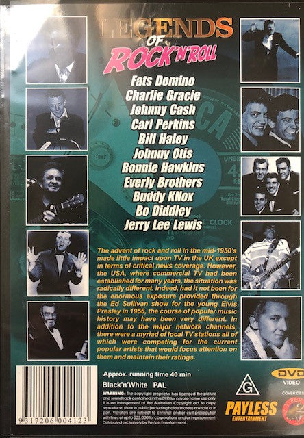 Various : Legends Of Rock'N'Roll (DVD-V, PAL, Bla)
