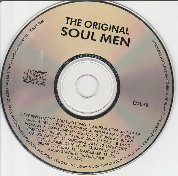 Otis Redding, Percy Sledge, Wilson Pickett, James Brown : The Original Soul Men (CD, Comp, RE)