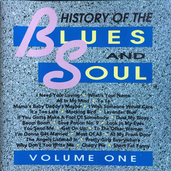 Various : History Of The Blues And Soul Volume One (CD, Comp)