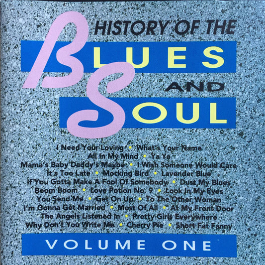 Various : History Of The Blues And Soul Volume One (CD, Comp)