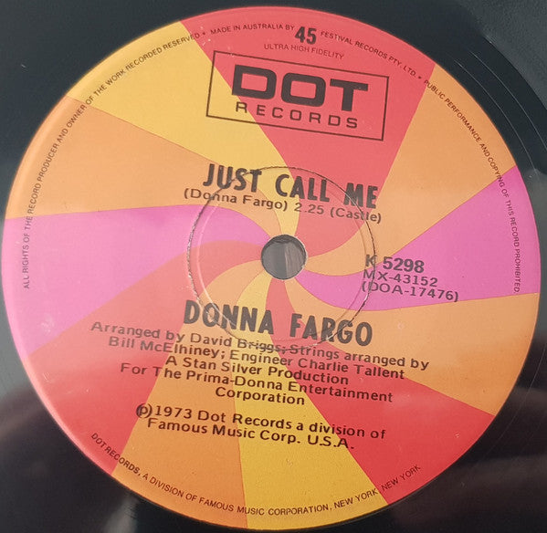 Donna Fargo : Little Girl Gone (7")