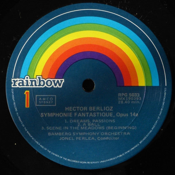 Hector Berlioz : Symphonie Fantastique (LP, RE)