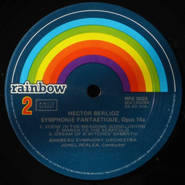 Hector Berlioz : Symphonie Fantastique (LP, RE)