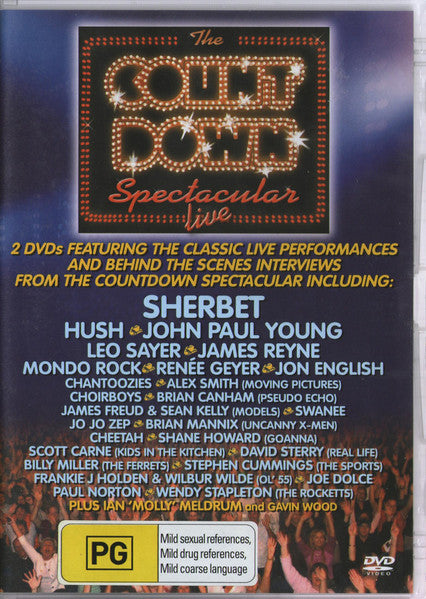 Various : The Countdown Spectacular Live (2xDVD, Comp, PAL)