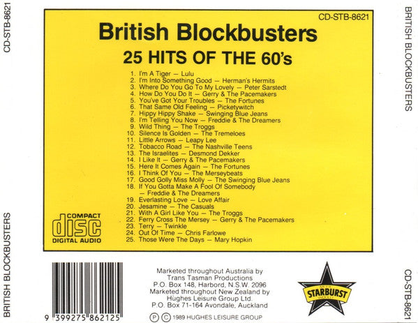 Various : British Blockbusters (CD, Comp)