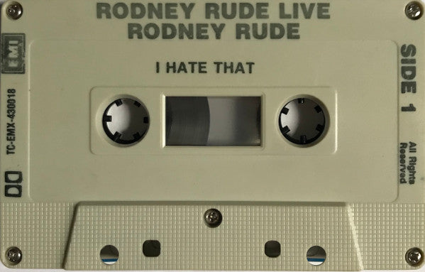 Rodney Rude : Live! (Cass, Album)