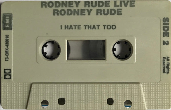 Rodney Rude : Live! (Cass, Album)