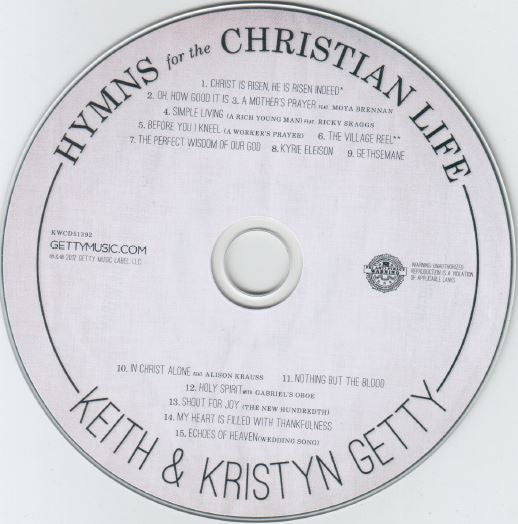 Keith & Kristyn Getty : Hymns For The Christian Life (CD, Album)