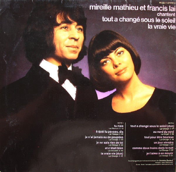 Mireille Mathieu : Chante Francis Lai (LP, Album)