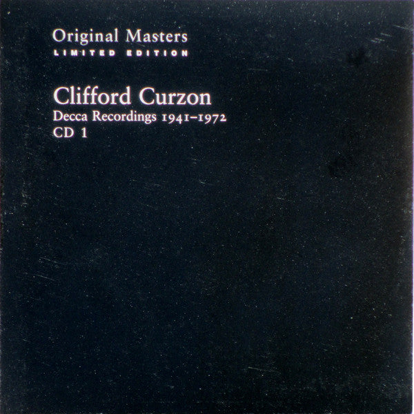 Clifford Curzon : Decca Recordings 1941-72 Vol.2 (4xCD, Comp, Mono, Ltd, RM + Box)