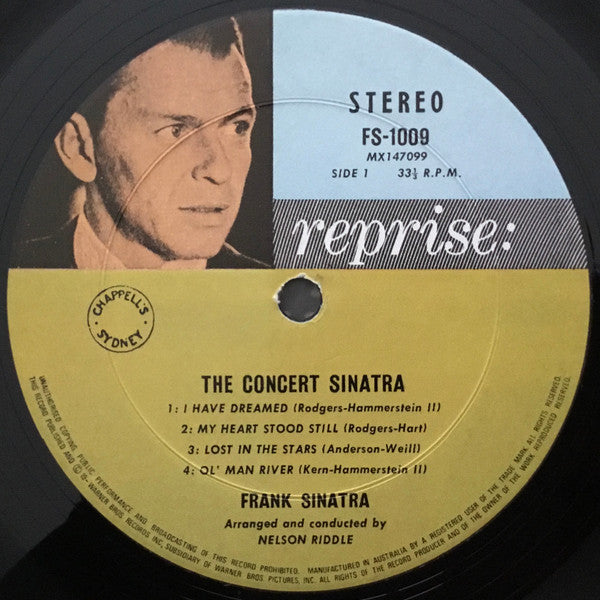 Frank Sinatra : The Concert Sinatra (LP, Album)