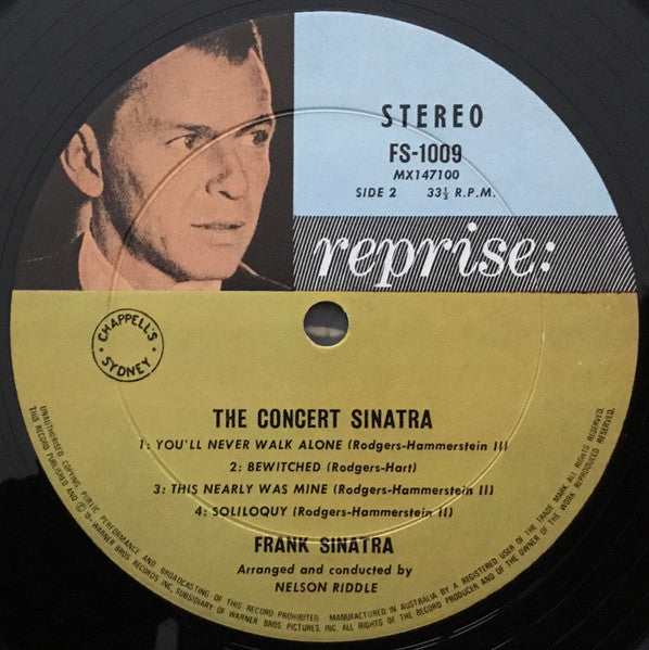 Frank Sinatra : The Concert Sinatra (LP, Album)