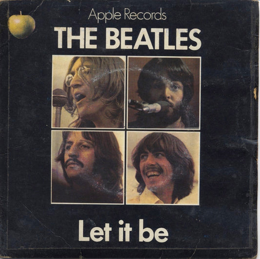 The Beatles : Let It Be (7", Mono, RP)