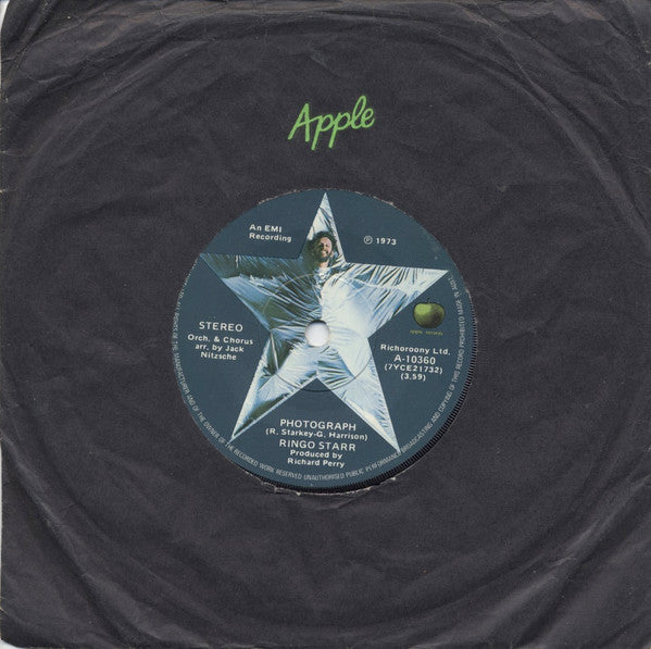 Ringo Starr : Photograph (7", RP)