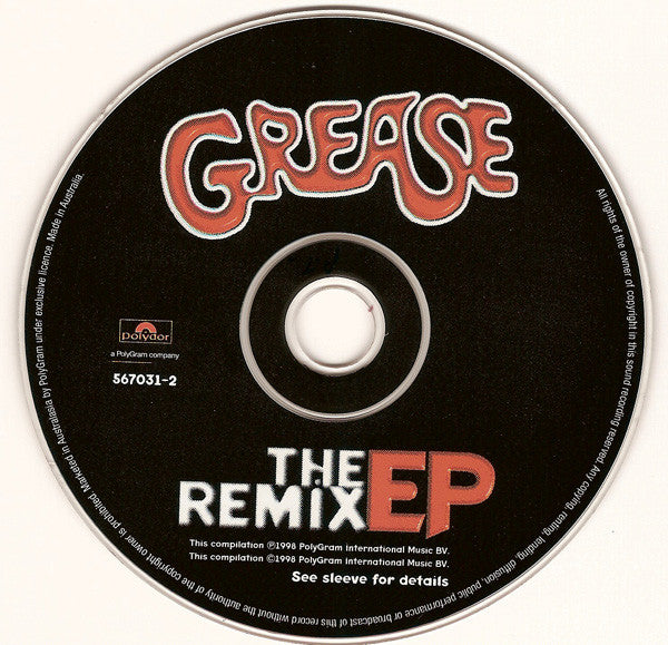 Olivia Newton-John & John Travolta : Grease (The Remix EP) (CD, EP, Car)