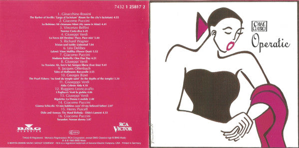 Various : Cafe Classics - Operatic (CD, Comp)