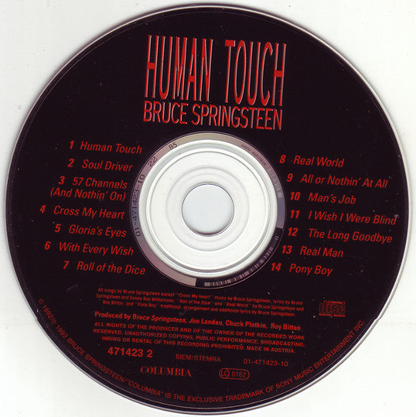 Bruce Springsteen : Human Touch (CD, Album)