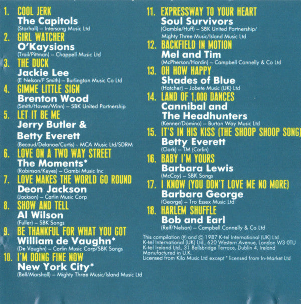 Various : Original Soul Classics (CD, Comp)