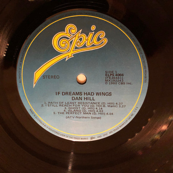Dan Hill : If Dreams Had Wings (LP, Album)