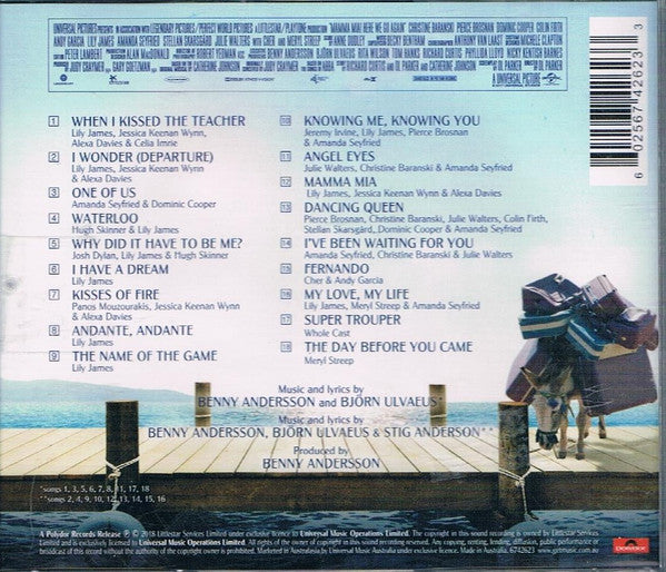 Various : Mamma Mia! Here We Go Again (The Movie Soundtrack Featuring The Songs Of ABBA) (CD, Album)