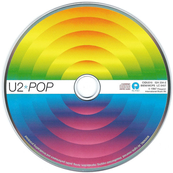 U2 : Pop (CD, Album, PMD)