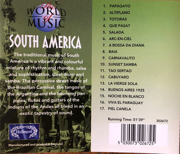 Various : South America (CD, Comp, RE)