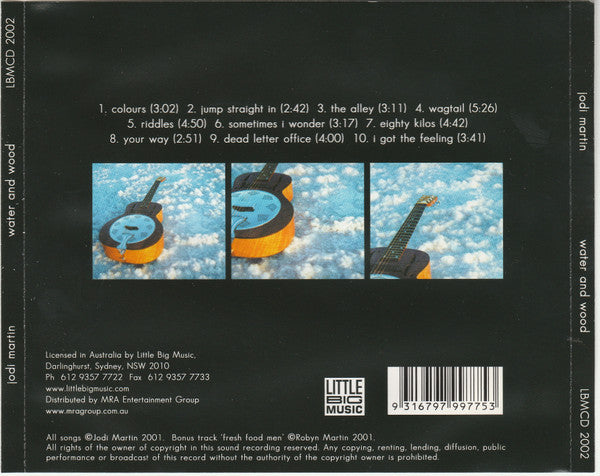 Jodi Martin : Water And Wood (CD, Album)