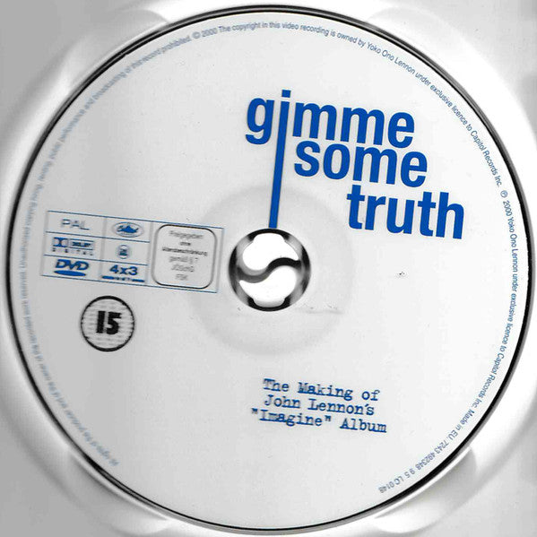 John Lennon : Gimme Some Truth, The Making Of John Lennon's Imagine Album (DVD-V, Dol)