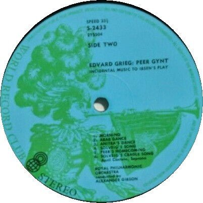 Edvard Grieg : The Complete Incidental Music To Peer Gynt (LP, Album, Club, RE)