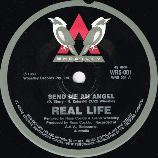 Real Life : Send Me An Angel (7", Single)