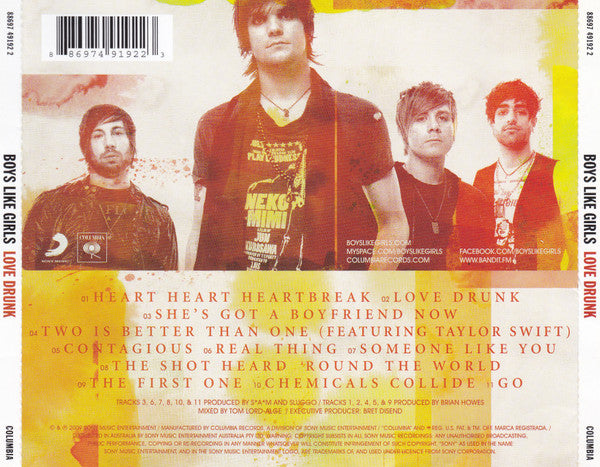 Boys Like Girls : Love Drunk (CD, Album)