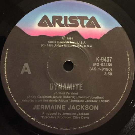 Jermaine Jackson : Dynamite / Tell Me I'm Not Dreaming (Too Good To Be True) (7", Single)
