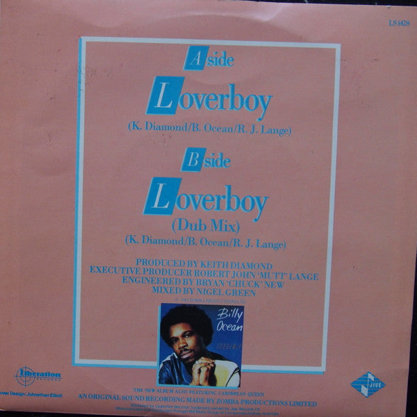 Billy Ocean : Loverboy (7", Single)
