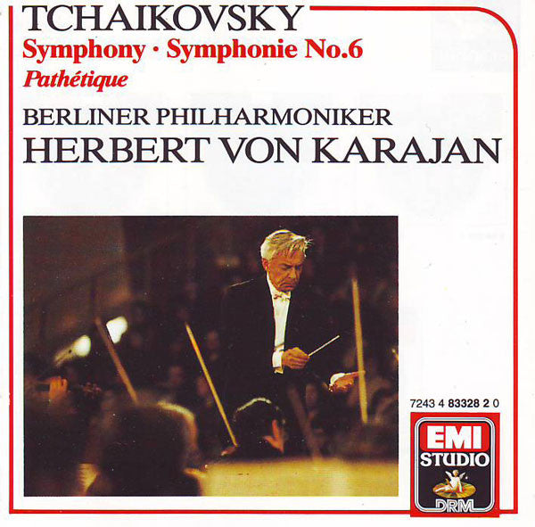 Pyotr Ilyich Tchaikovsky - Berliner Philharmoniker, Herbert von Karajan : Symphony • Symphonie No. 6 Pathétique (CD, Album, RM)