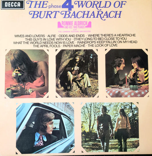 Ronnie Aldrich And His Two Pianos With The London Festival Orchestra : The World Of Burt Bacharach (LP, Album)