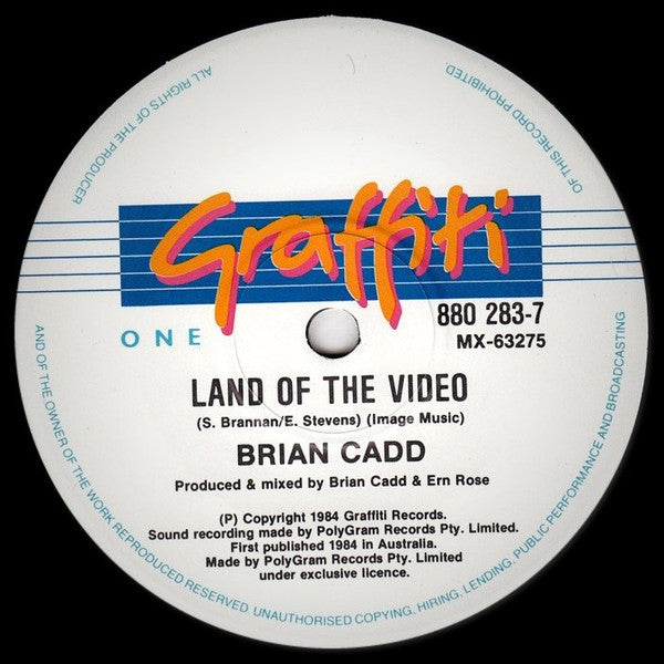 Brian Cadd : Land Of The Video (7", Single)
