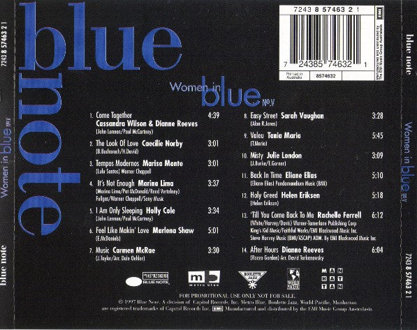 Various : Women In Blue No. V (CD, Comp, Promo)