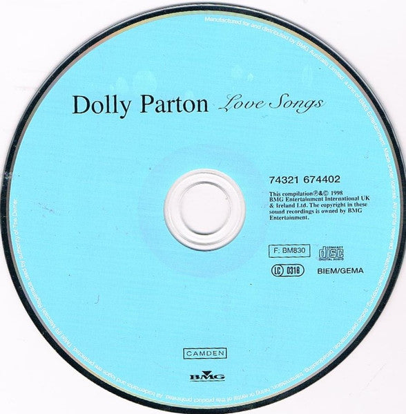 Dolly Parton : Love Songs (CD, Comp)