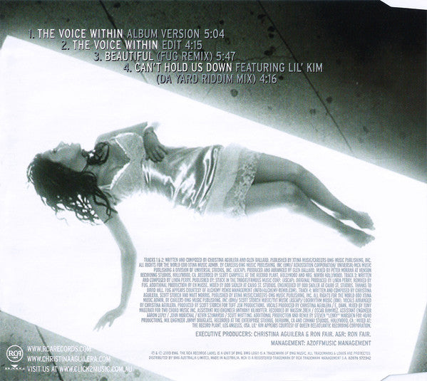 Christina Aguilera : The Voice Within (CD, Single)