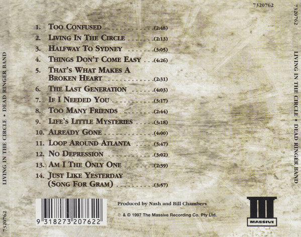 Dead Ringer Band : Living In The Circle (CD, Album)